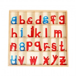wooden montessori Moveable Alphabet Box toys