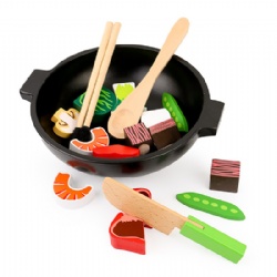 wooden montessori Kids Cooking Toys