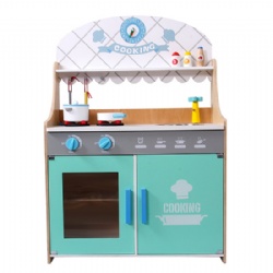 wooden montessori   Dome Clock Kitchen Pretend Play Toy