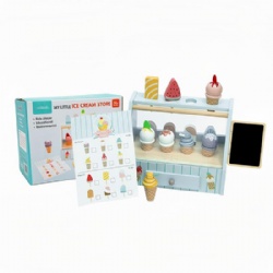 wooden montessori Ice Cream Parlor Pretend Play Toy