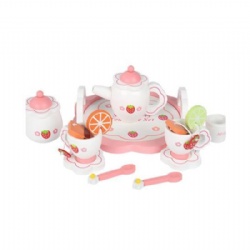 wooden montessori   Wooden Afternoon Tea Pretend Play Set‌
