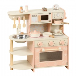 wooden montessori  Natural Wood Color Kids' Simulation Stove