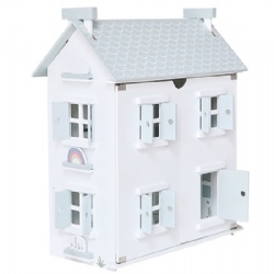 wooden montessori  Nordic-Style Dollhouse Toy
