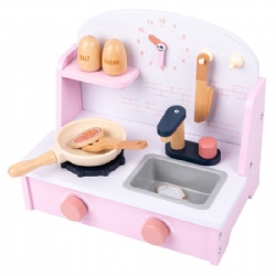 wooden montessori  Pink Kids' Pretend Play Stove
