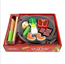 wooden montessori  Wooden Magnetic Vegetable Cutting Playset‌