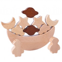 wooden blance block toys