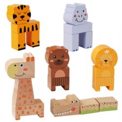 animal block education toys