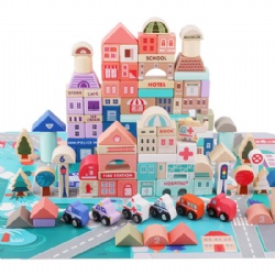 city building block toy