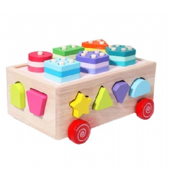 matching block car toys
