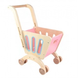 wooden shopping cart toys