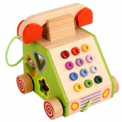 wooden telephone toys