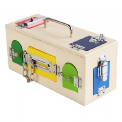 wooden unlock toys