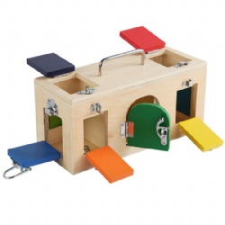 wooden unlock toys
