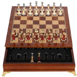 metal chess set