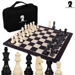 wooden chess checked
