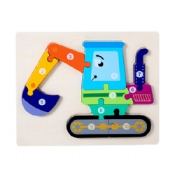 excavator  puzzle toys