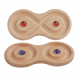 wooden balance marble  ball toys