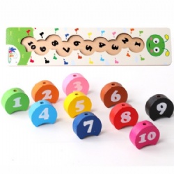 Wooden Stringing Beaded Toys