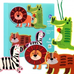 Wooden Lacing Wood Sewing Puzzle Toys