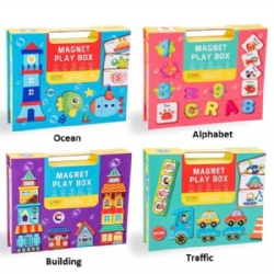 Wooden Magnet Play Box