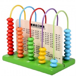 wooden montessori  counting frame toys